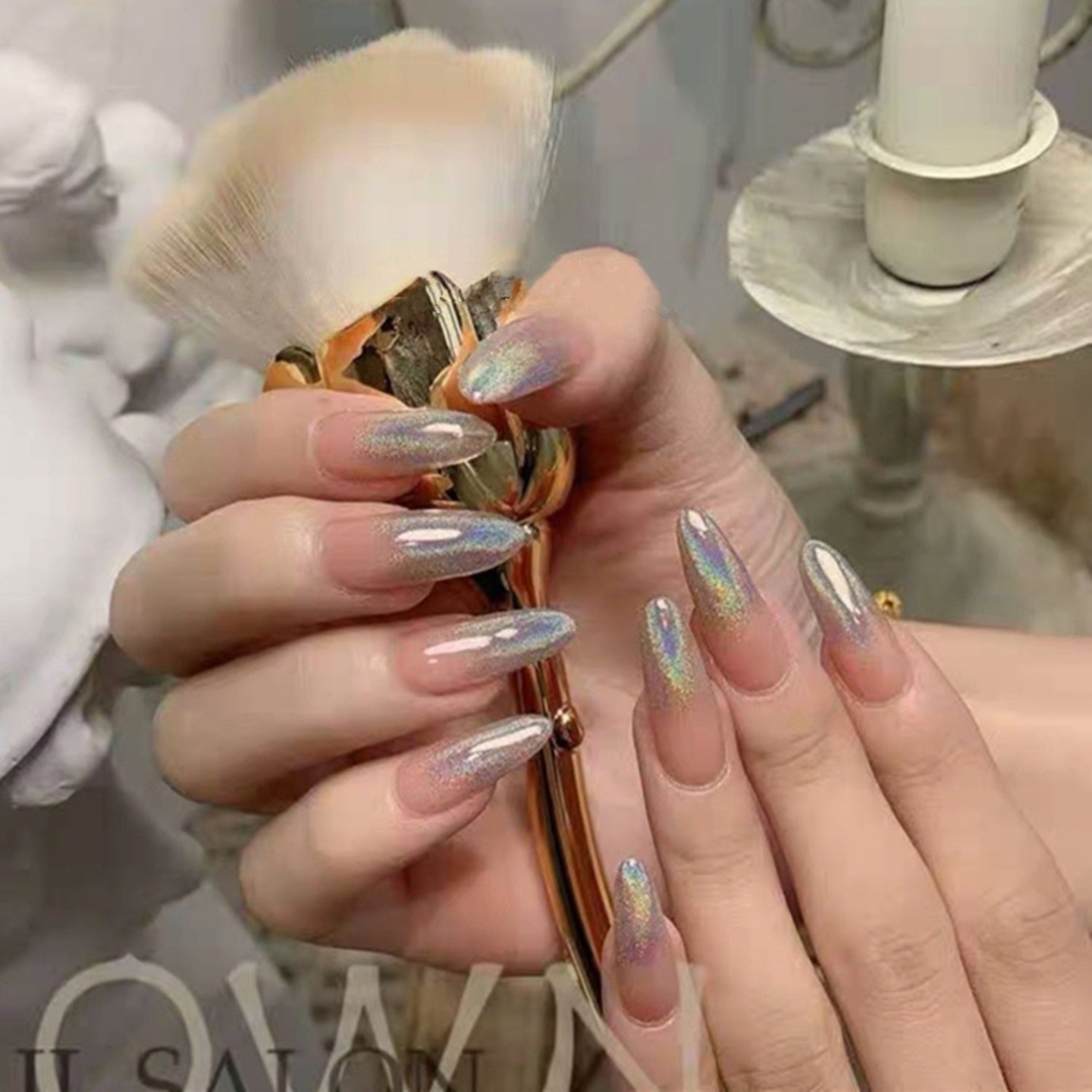 jewels beauty Nails Extension Artificial Nails French Nails False Nails Acrylic Nails Fake Nail Short Nails Long Nails Design Nails Set With 24pcs Nails And Aplication kit