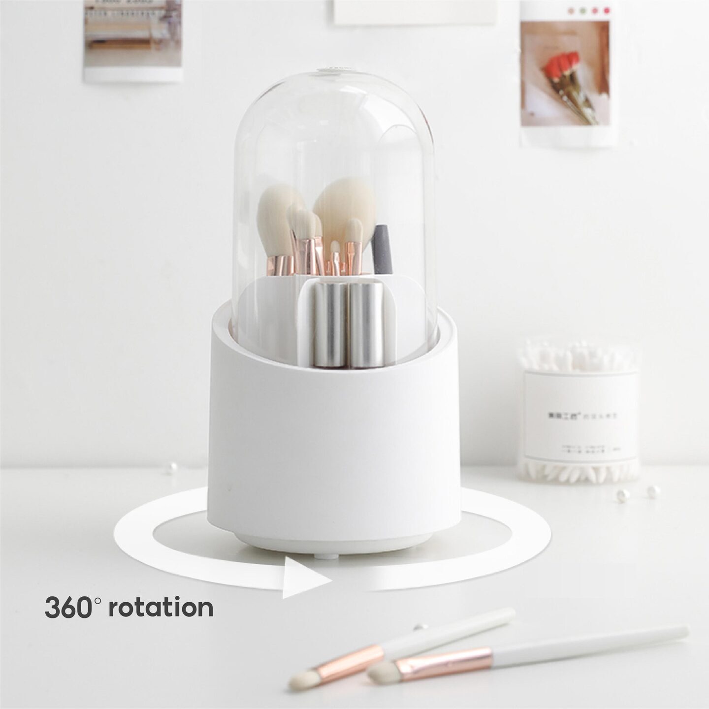 Maido Lifestyle - Rotating Brush Container