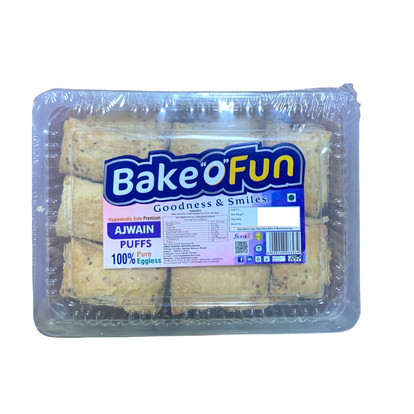 Bakeofun Ajwain Puff