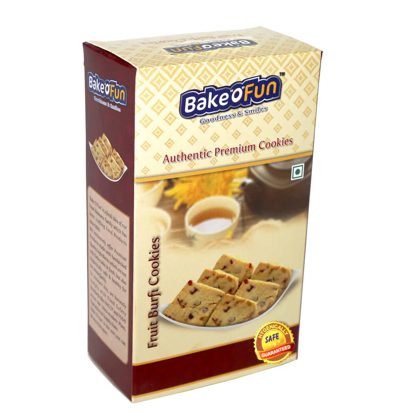 Bakeofun Fruit Burfi Cookies