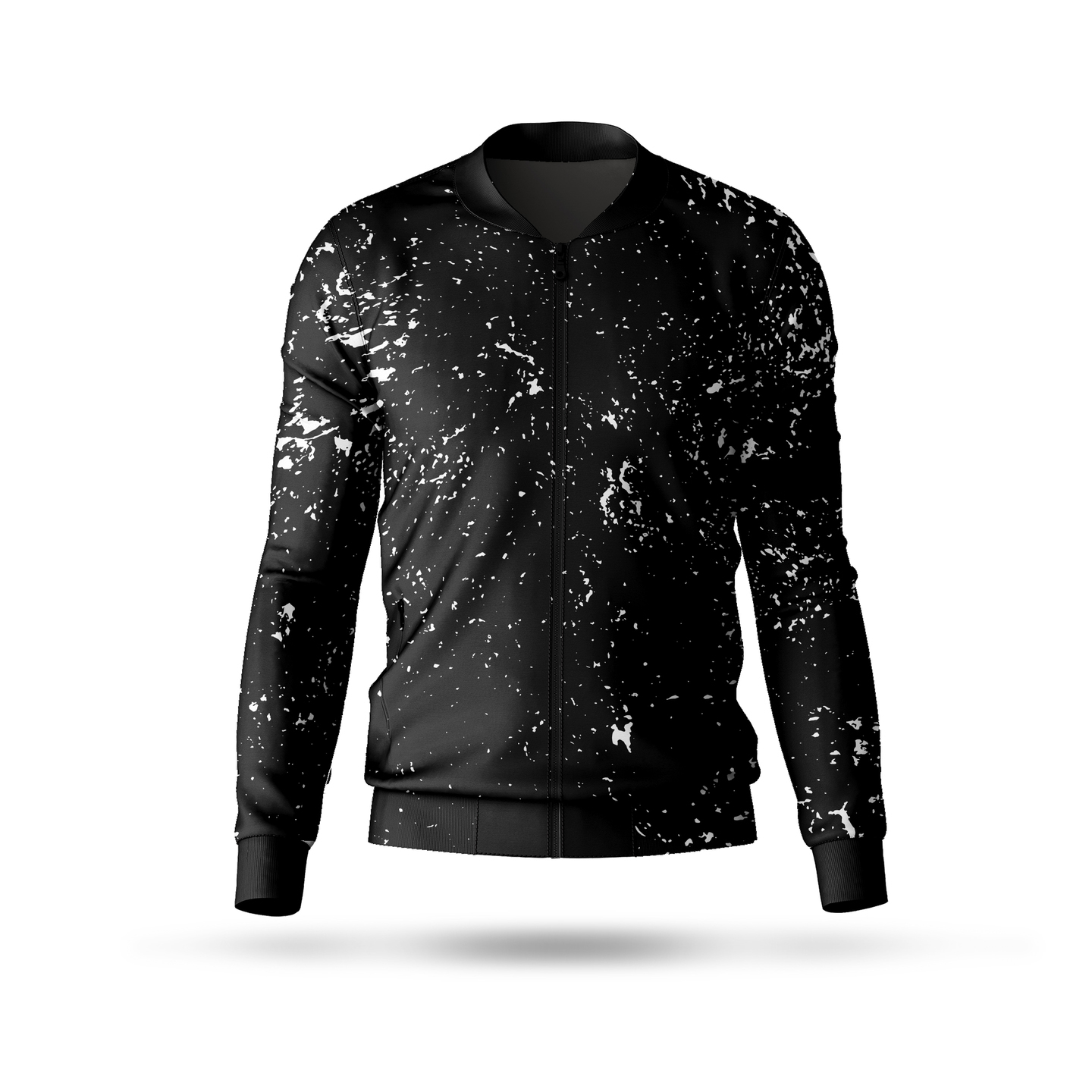 Bomber Jacket - White Splash