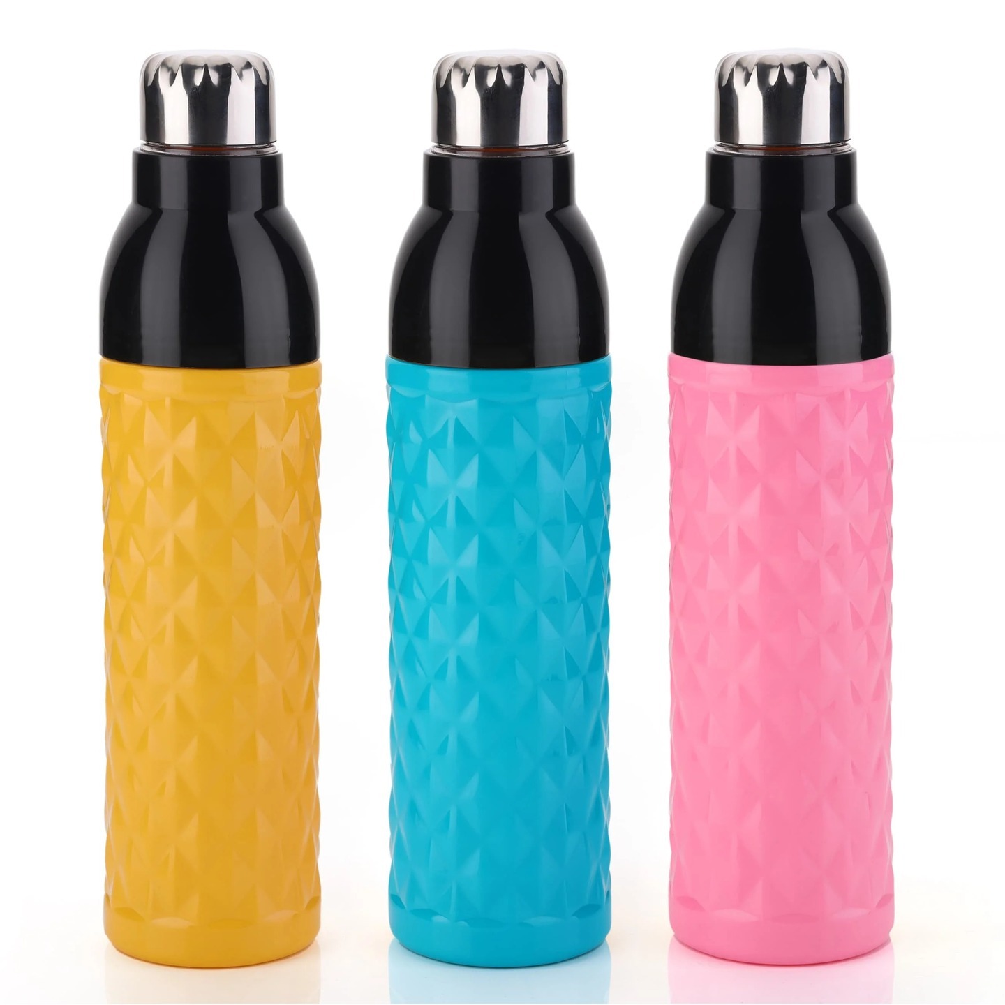 Insulated plastic 1L Water bottle Pack of 6