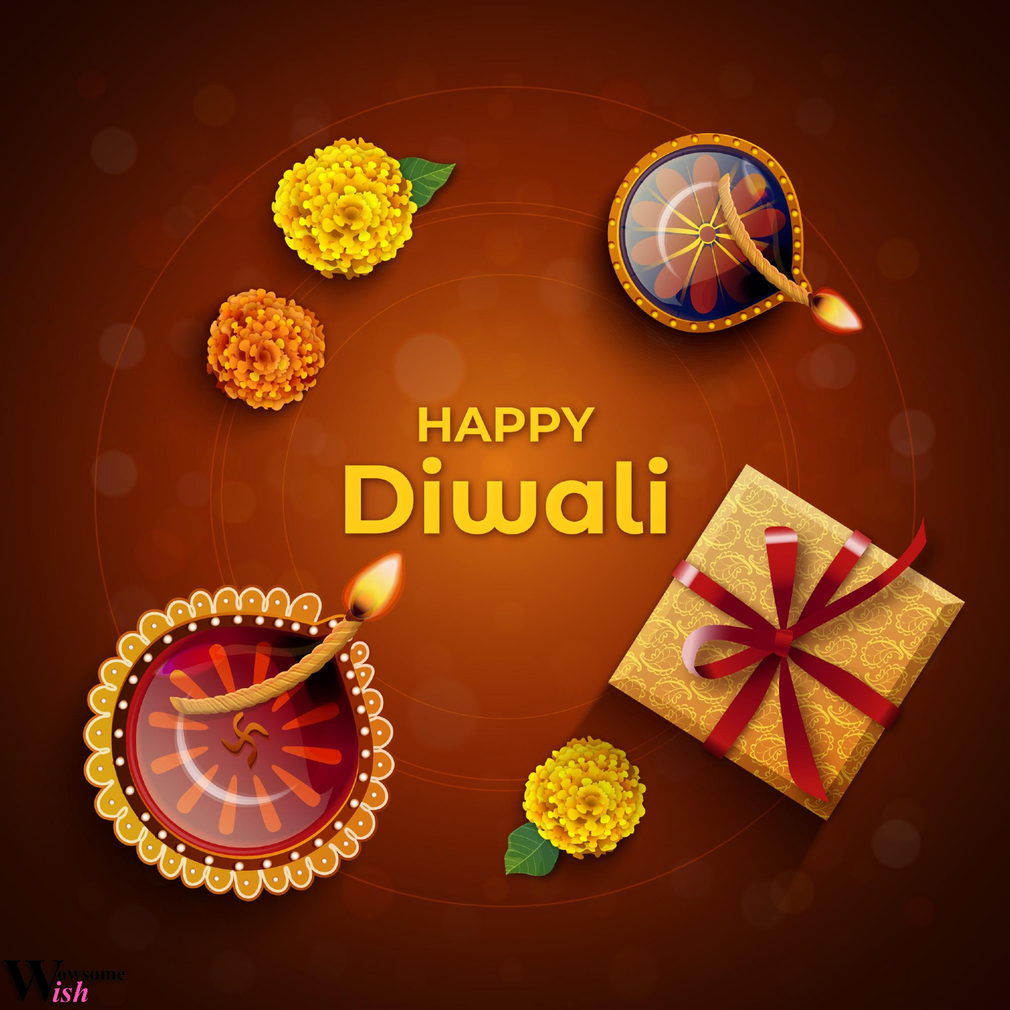 Wowsome Wish Card For Diwali Gift - 6
