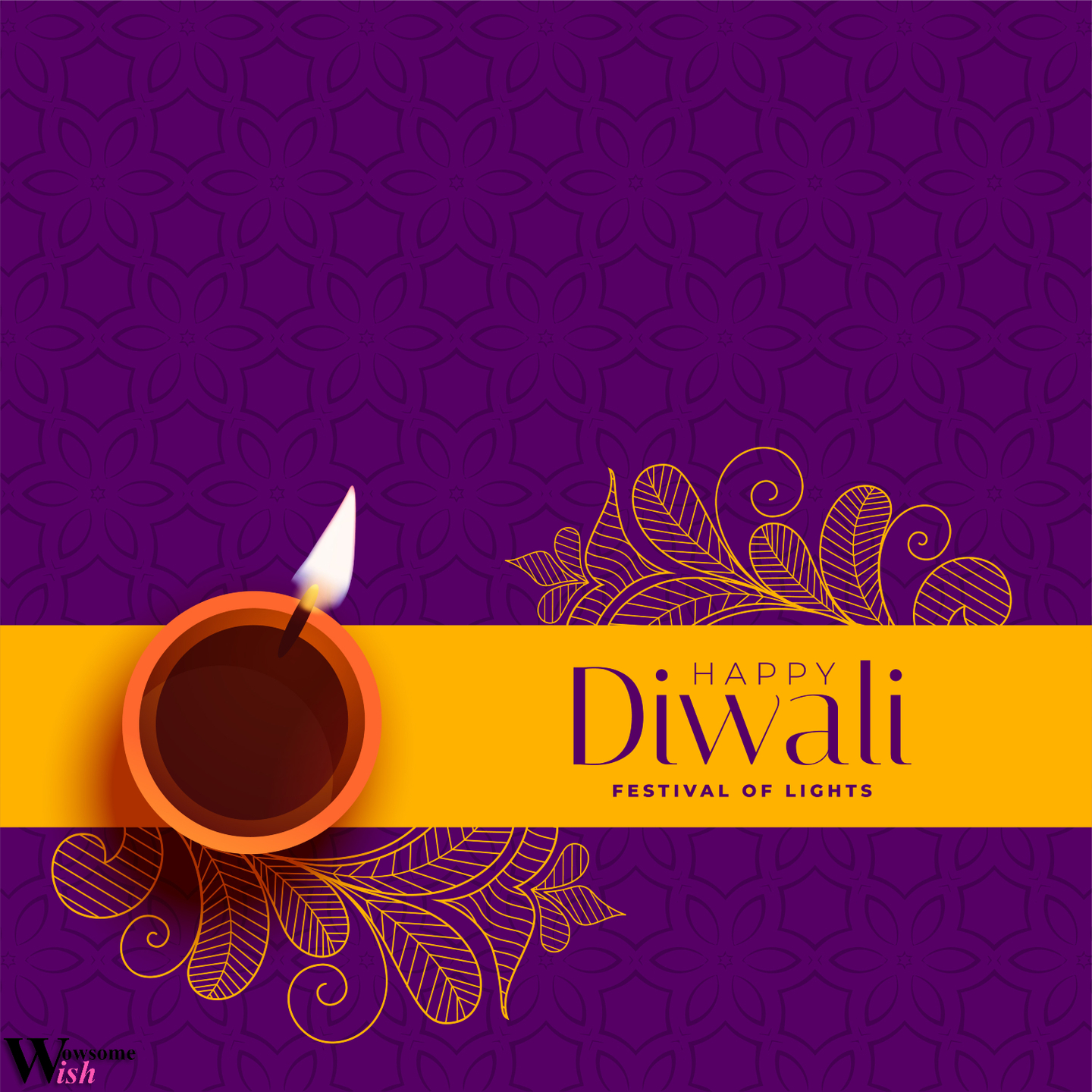 Wowsome Wish Card For Diwali Gift - 2