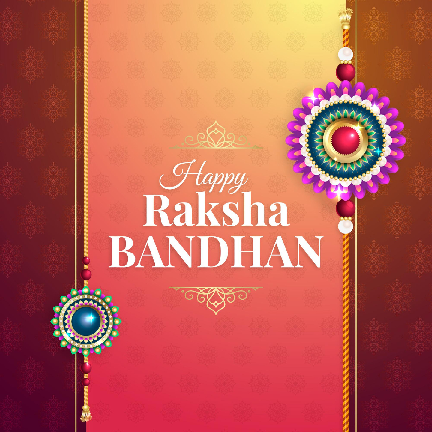 Wowsome Wish Card For Rakhi Gift