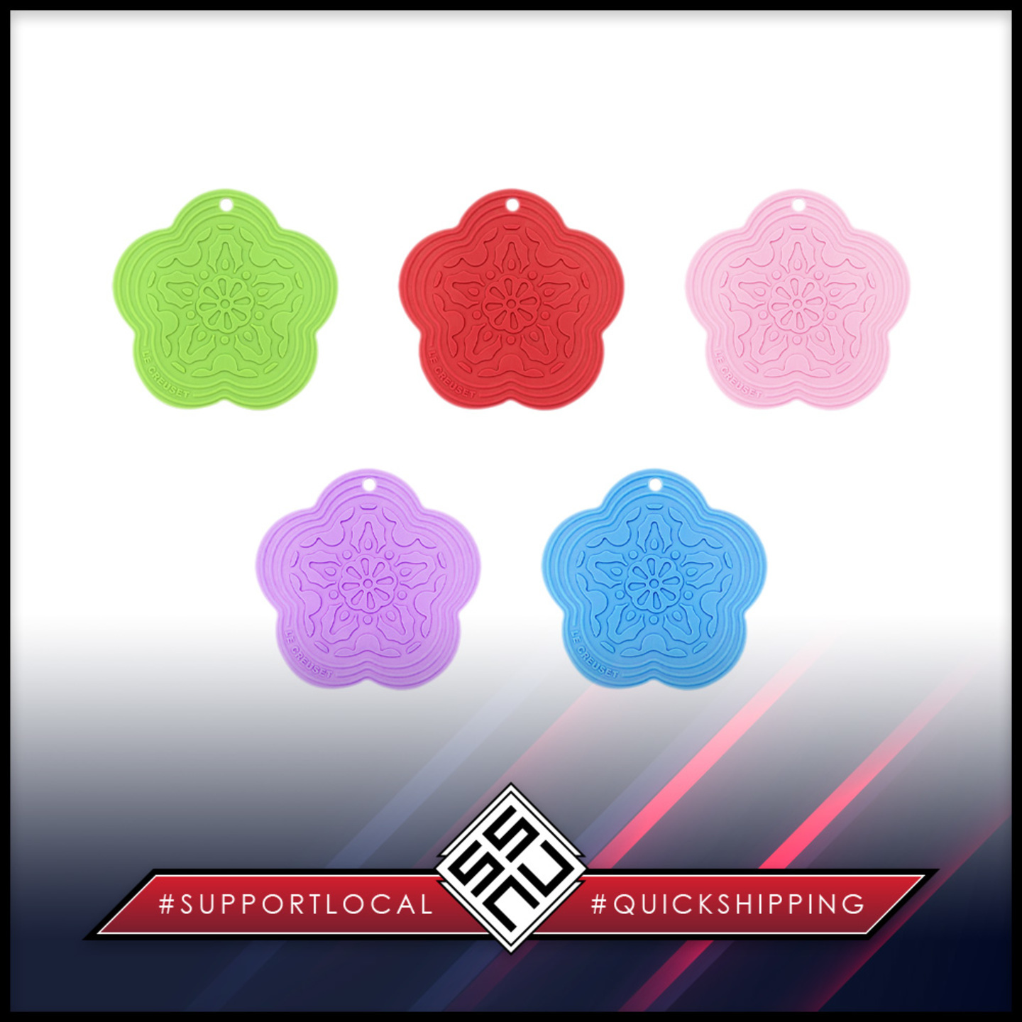 SSNUP143 - Le Creuset - Silicone Flower Trivet