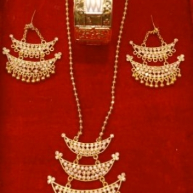 Assamese Jewellery- combo set-Junbiri and muthi kharu