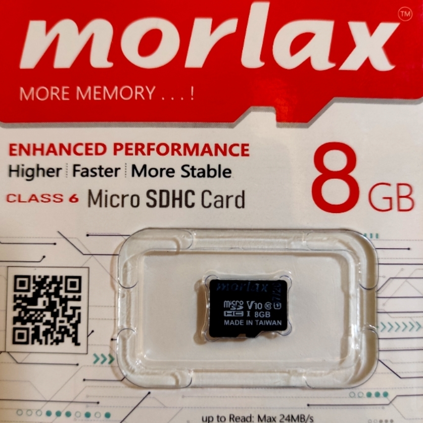 Morlax 8GB memory card Class 10