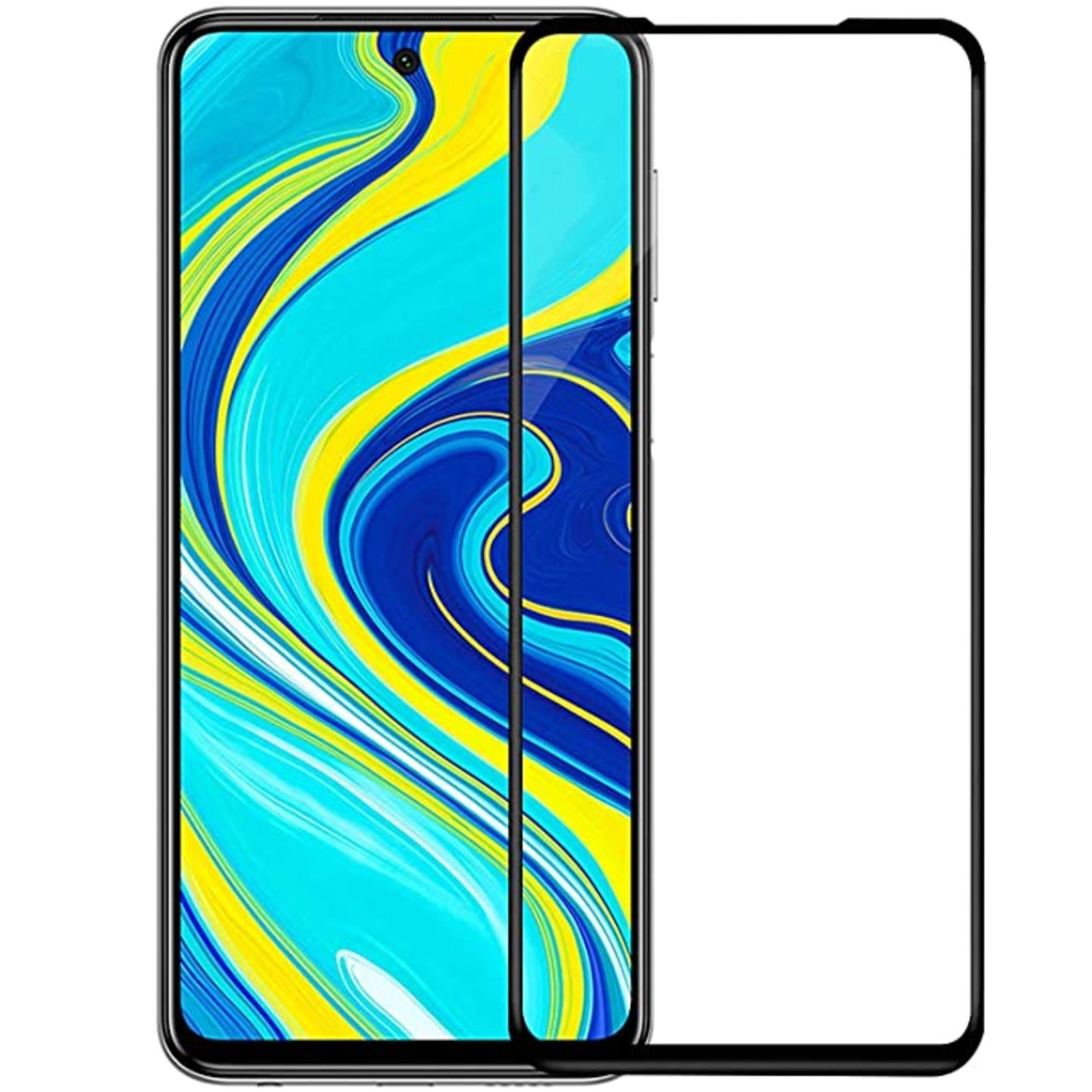 D+ Original 9H Curved Tempered Glass for Redmi note 9 Pro