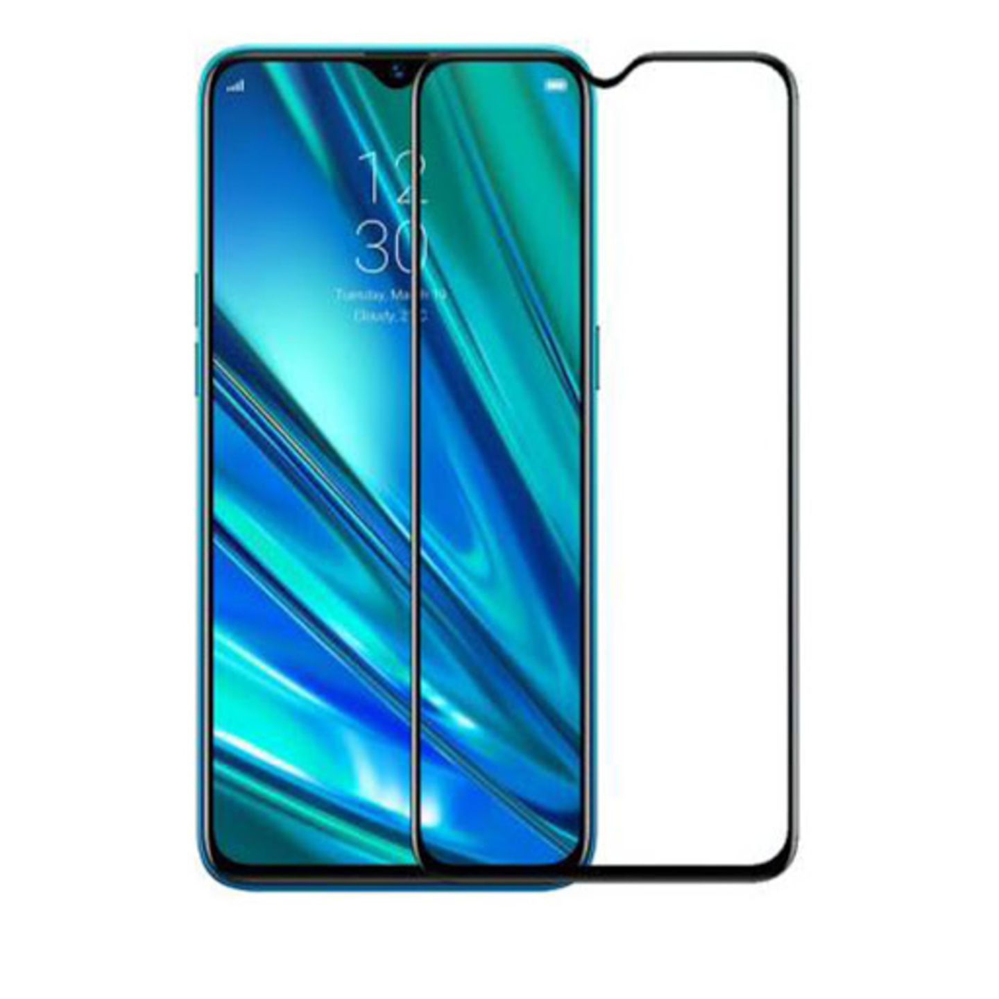 D+ Original 9H Curved Tempered Glass Realme Narzo 10/10A