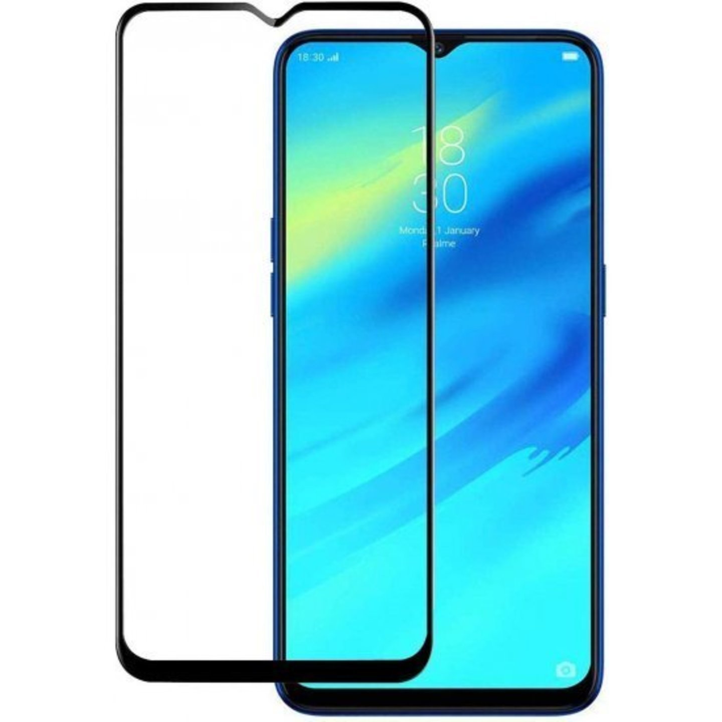 D+ Original 9H Curved Tempered Glass Vivo Y91