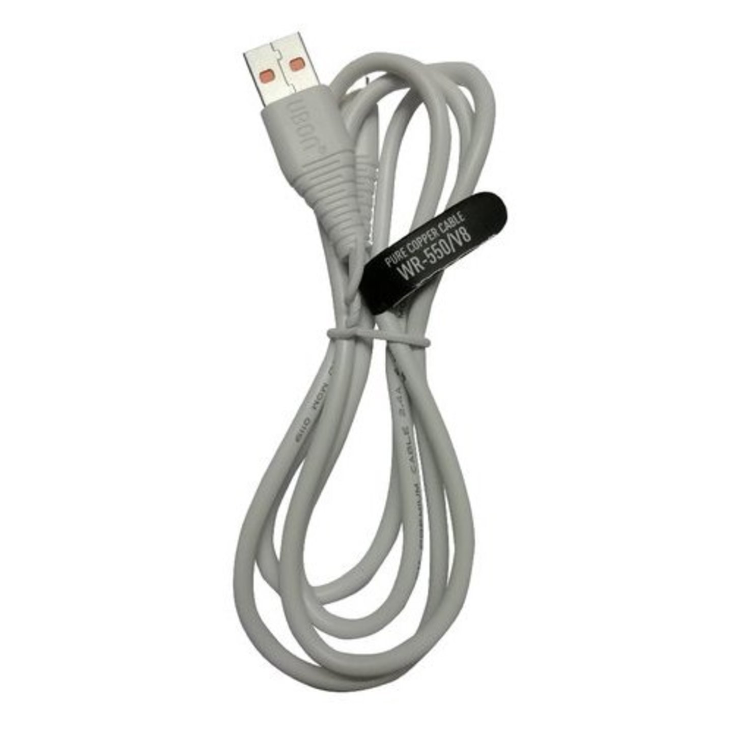 Ubon WR550 2.4A Micro USB Fast Charge Data Cable 