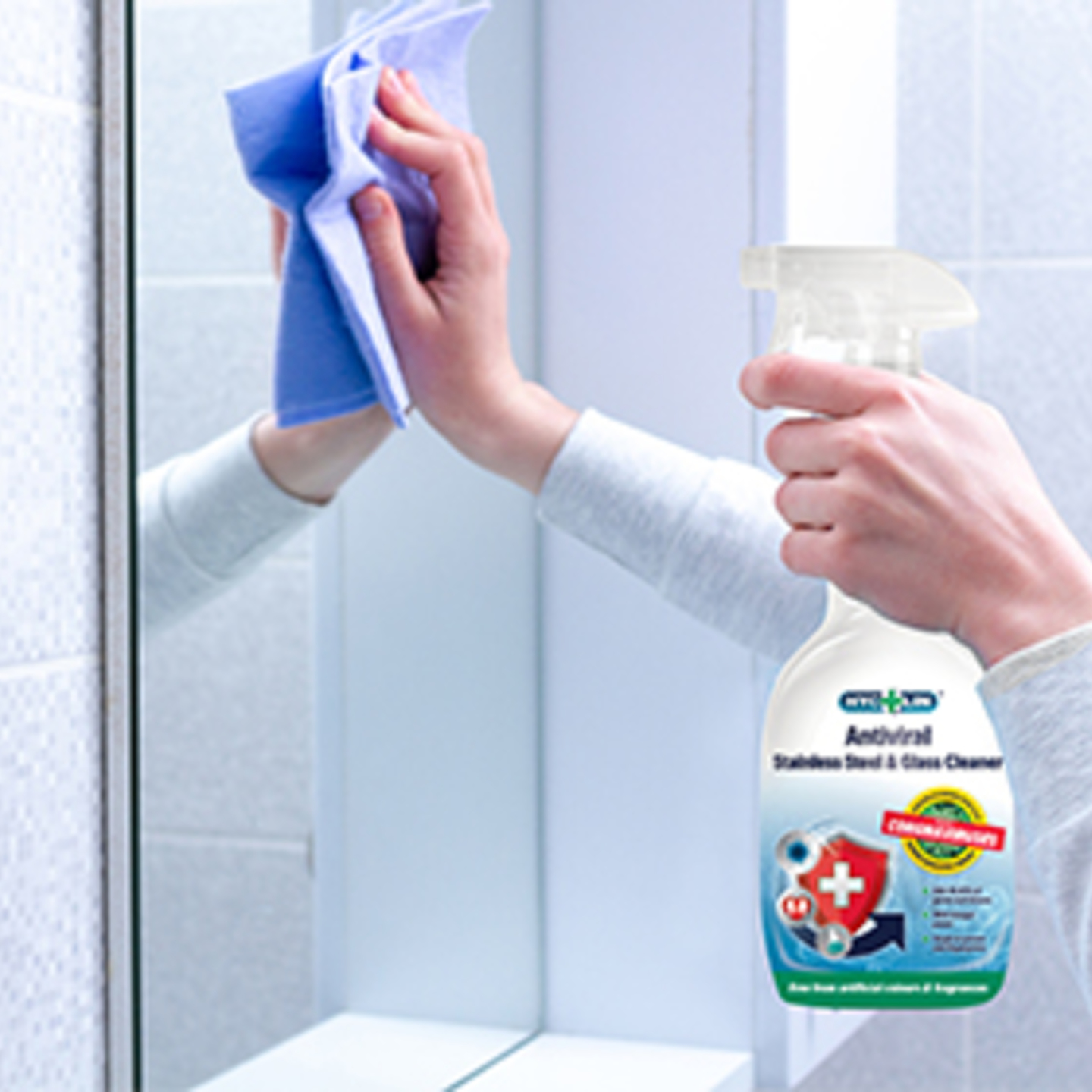 Hycolin Antiviral Stainless Steel & Glass Cleaner