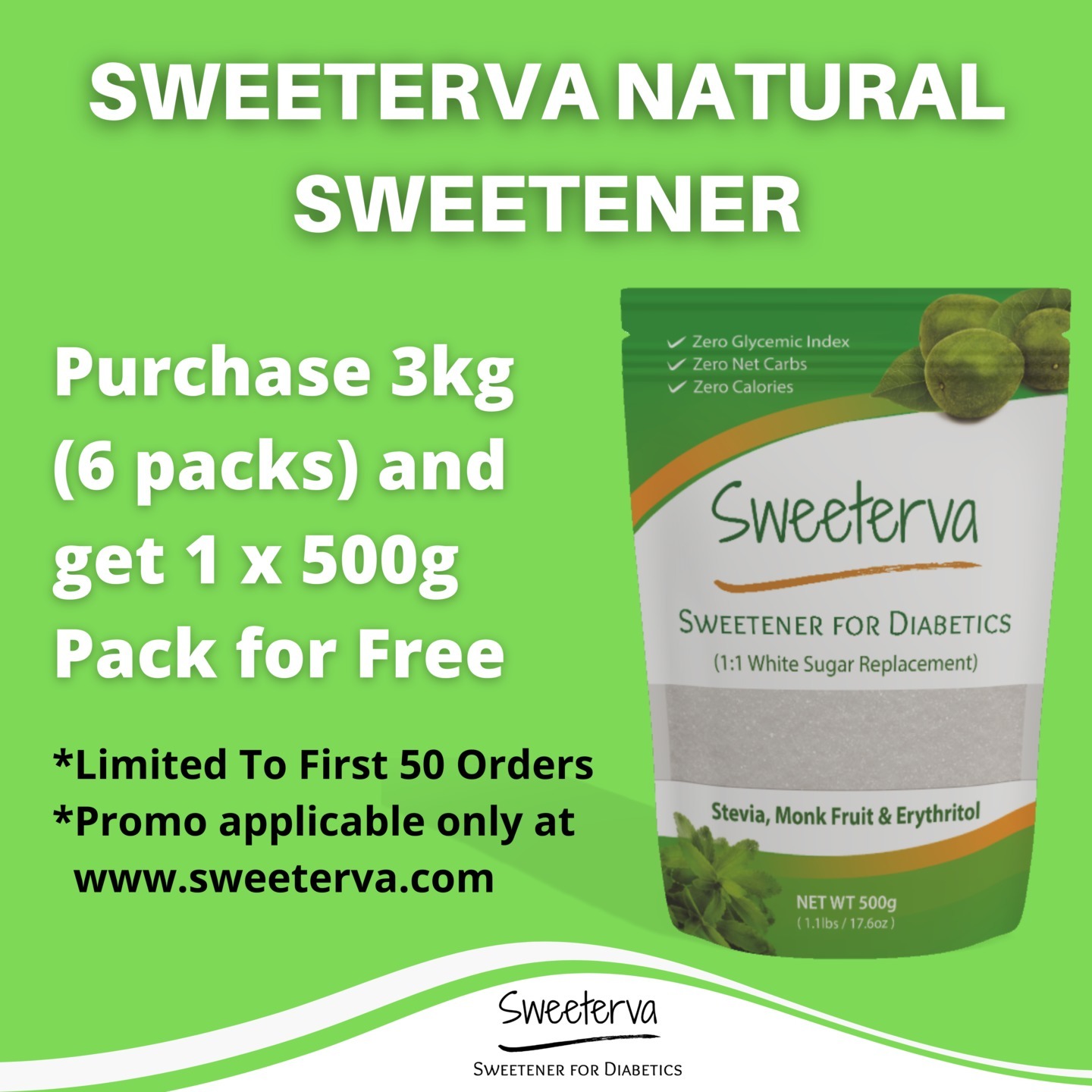 Sweeterva Promotion Buy 6 Get 1 Free