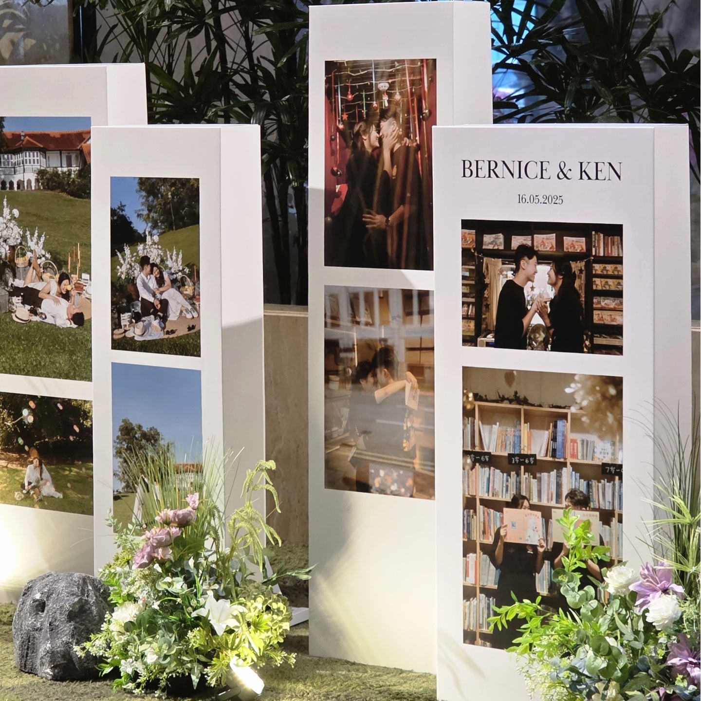 Custom 4 Panel Box Gallery Stand Set