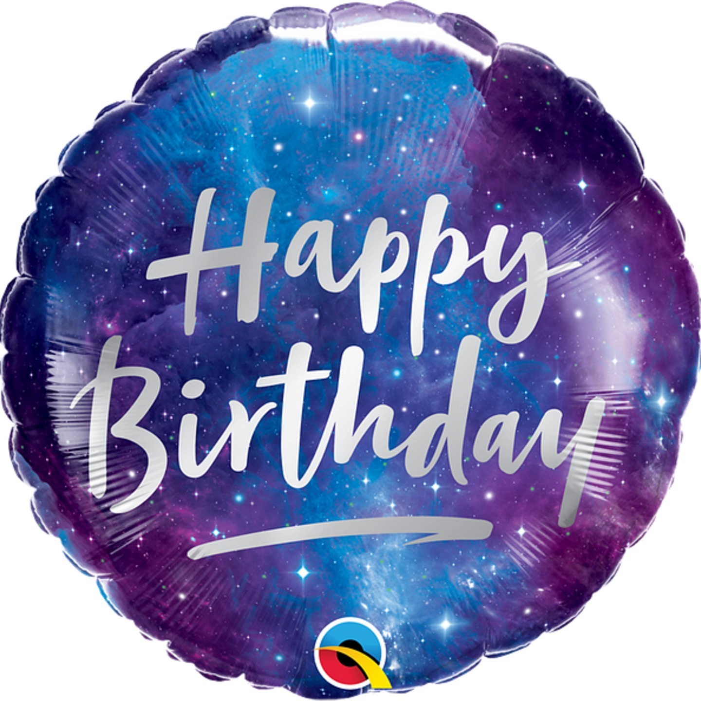 Birthday Balloon - Ombre Galaxy