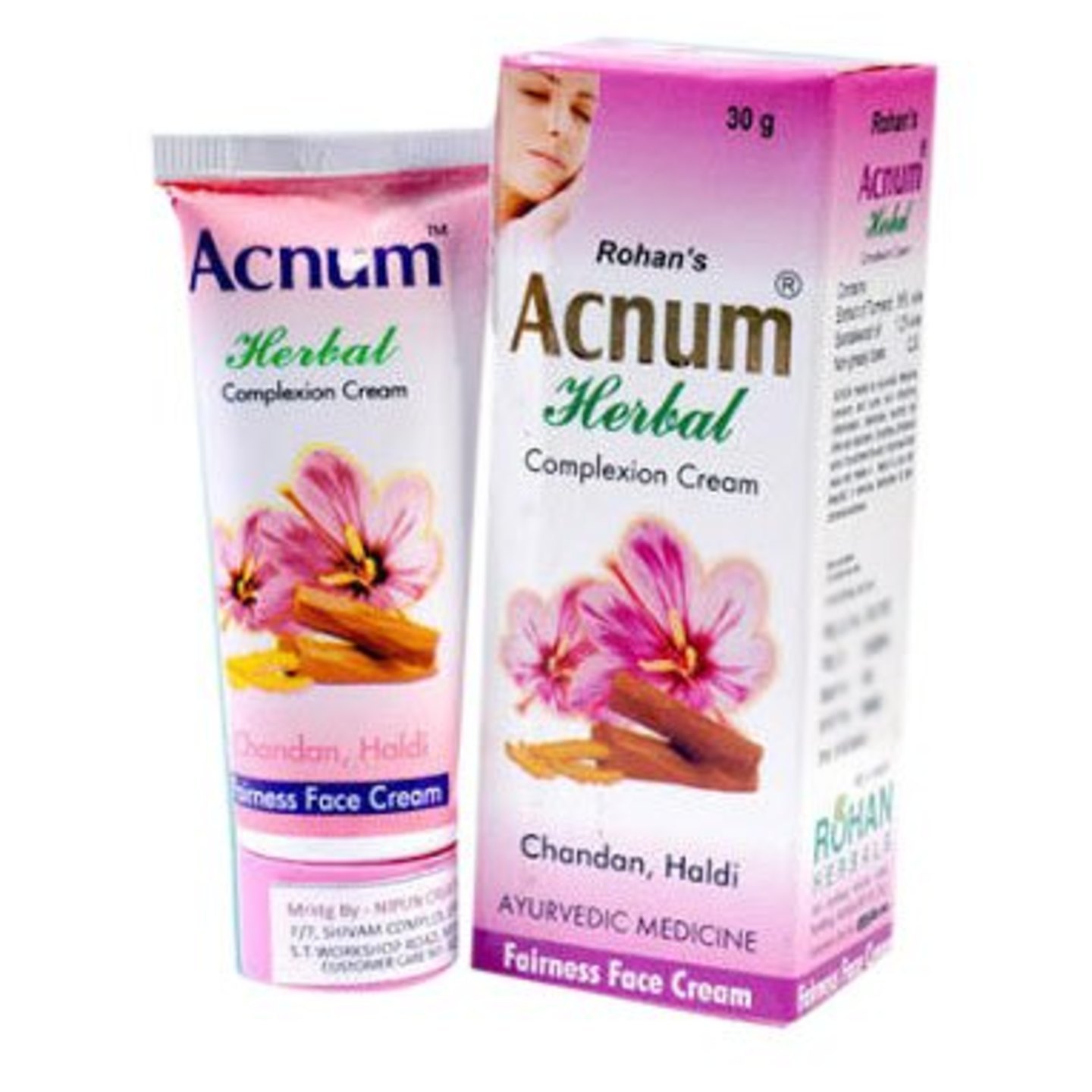 Rohan Acnum Herbal Complexion Fairness Face Cream (30gms)