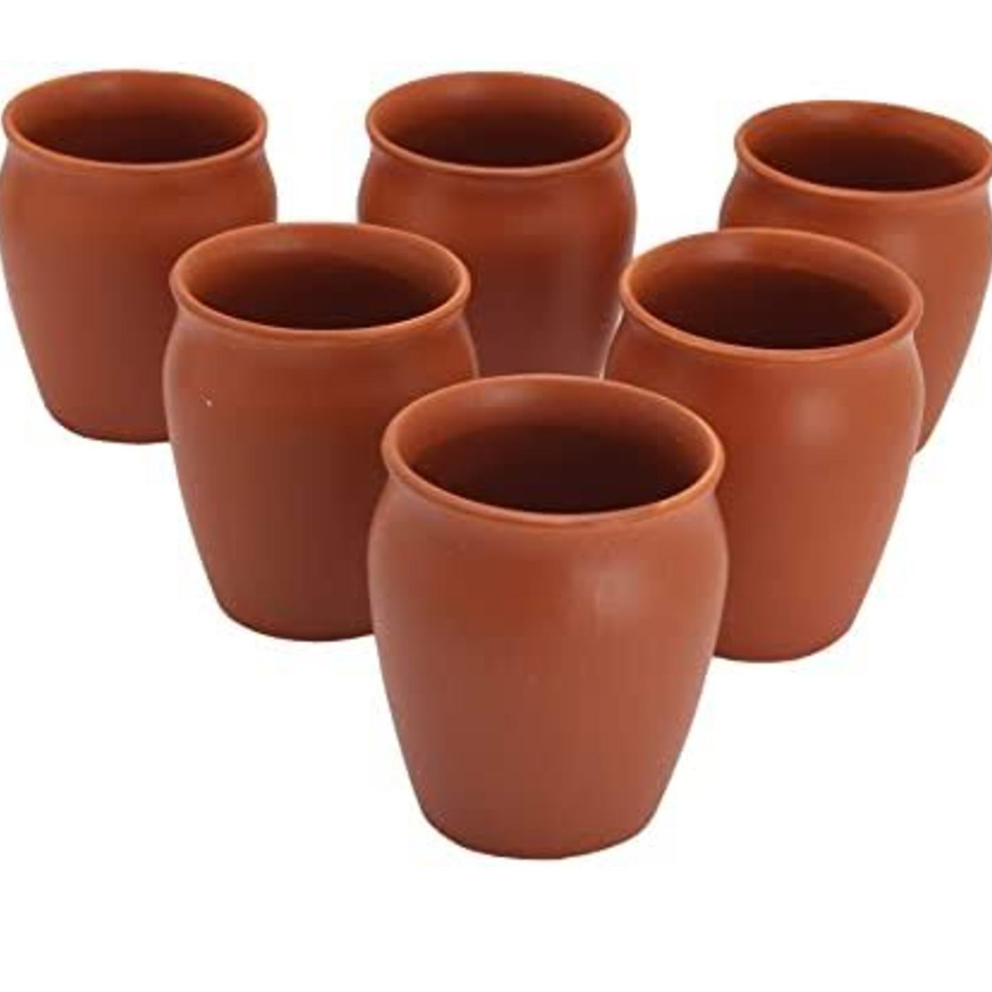 Ceramic Tea Cup Set of 6 Kullad 200ML