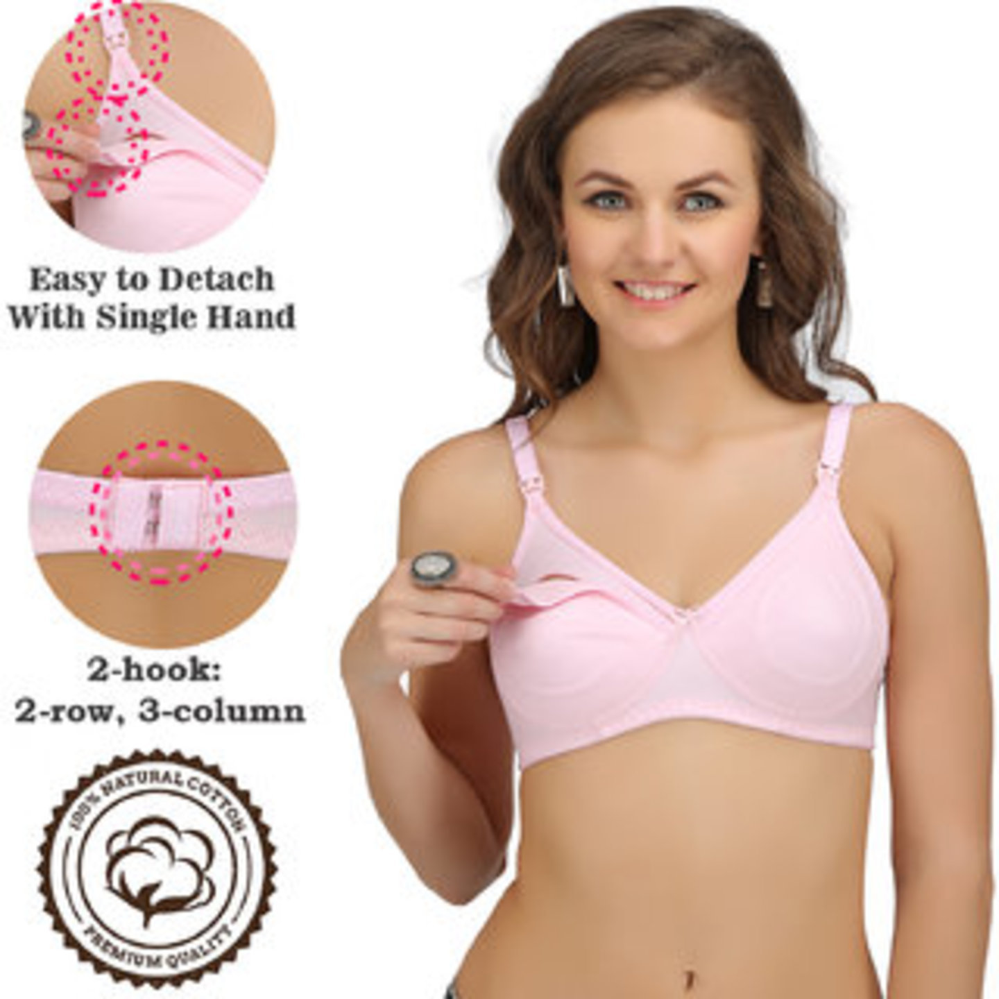 Cotton Nursing Bra