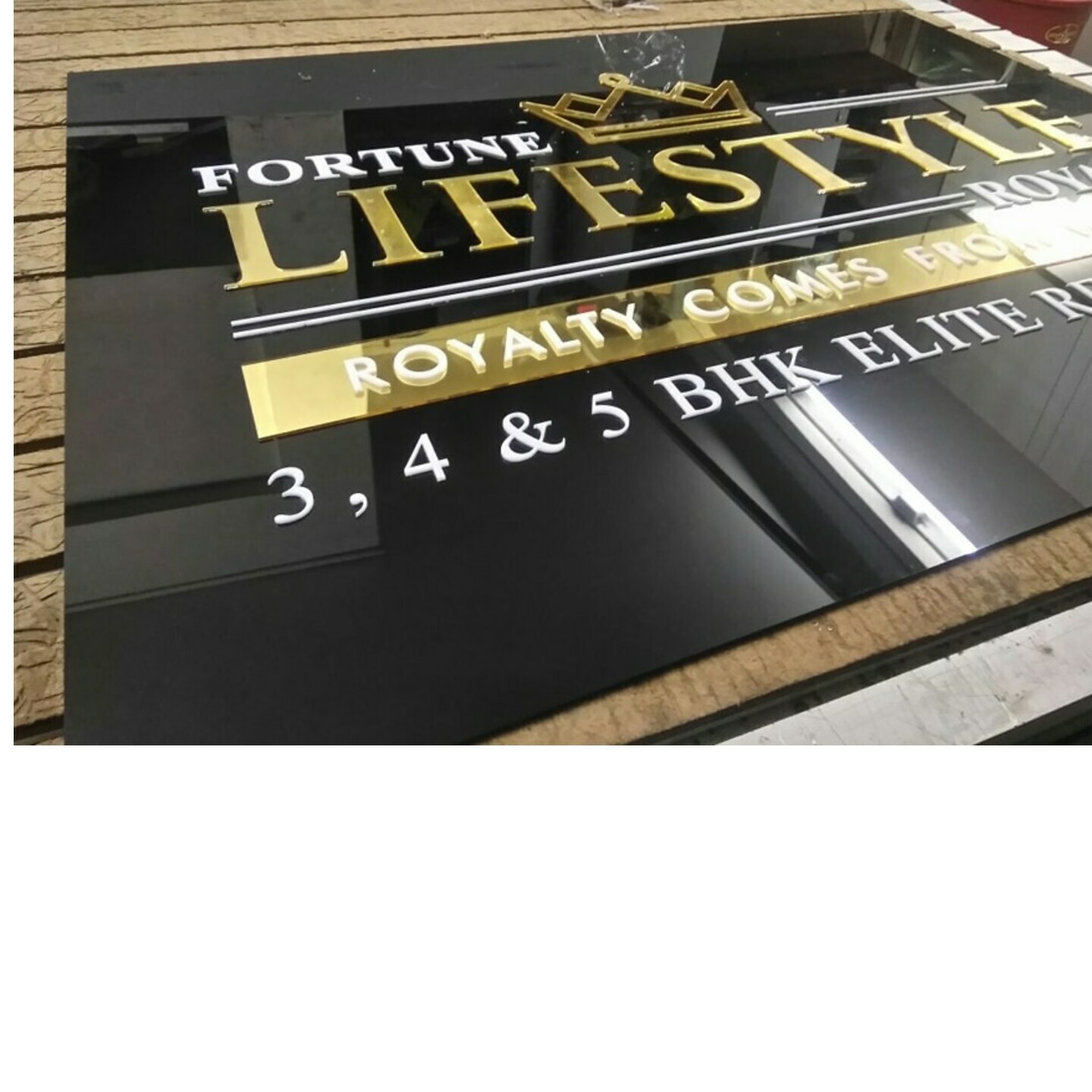 2D Acrylic Sign Board                                              (Price could be vary)