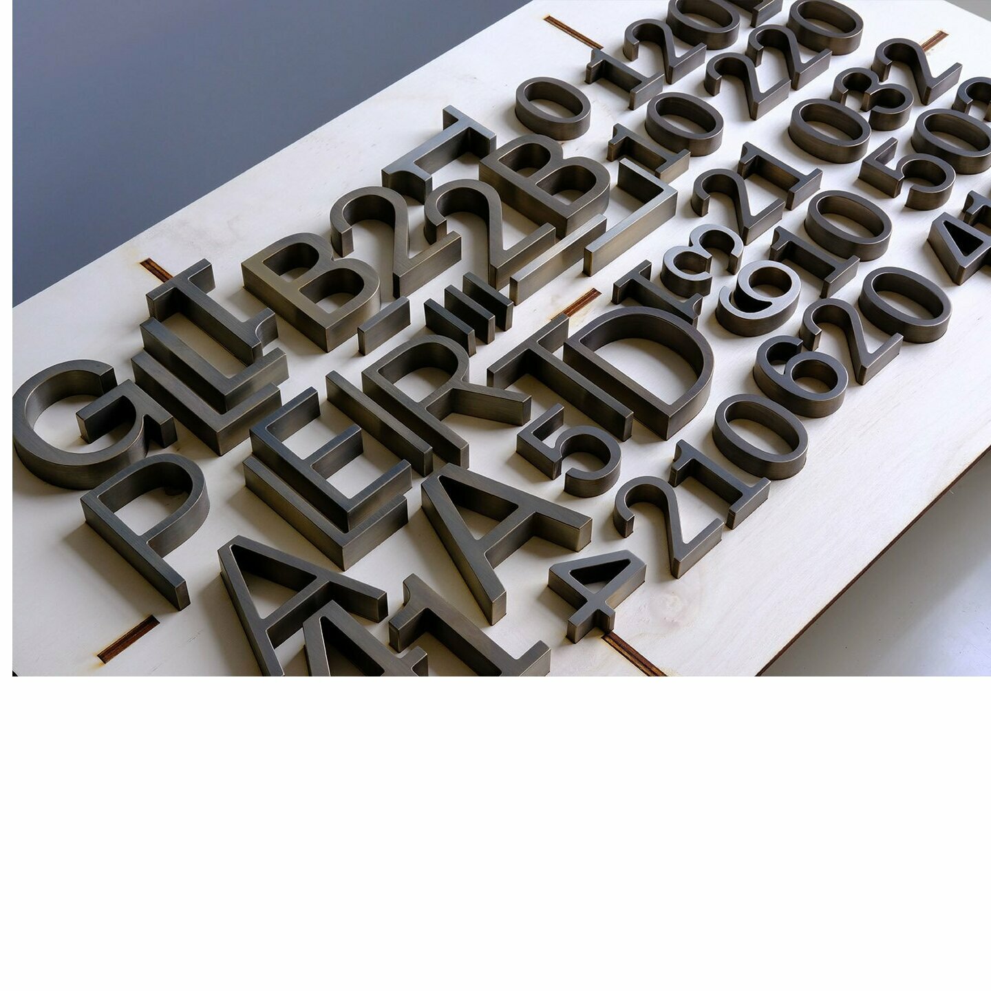 Stainless Steel (SS) 3D Letter                         (Price could be vary)/inch