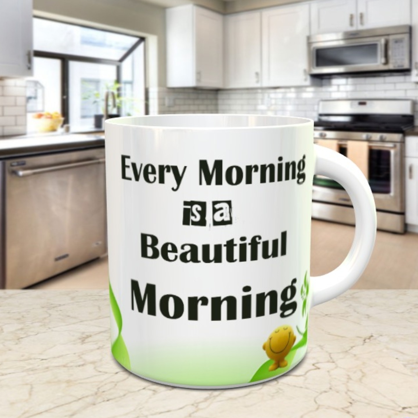 Beautiful Morning Designer White Mug