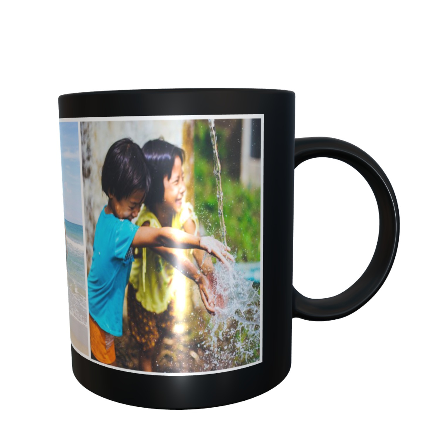 Personalized Black Photo Mug