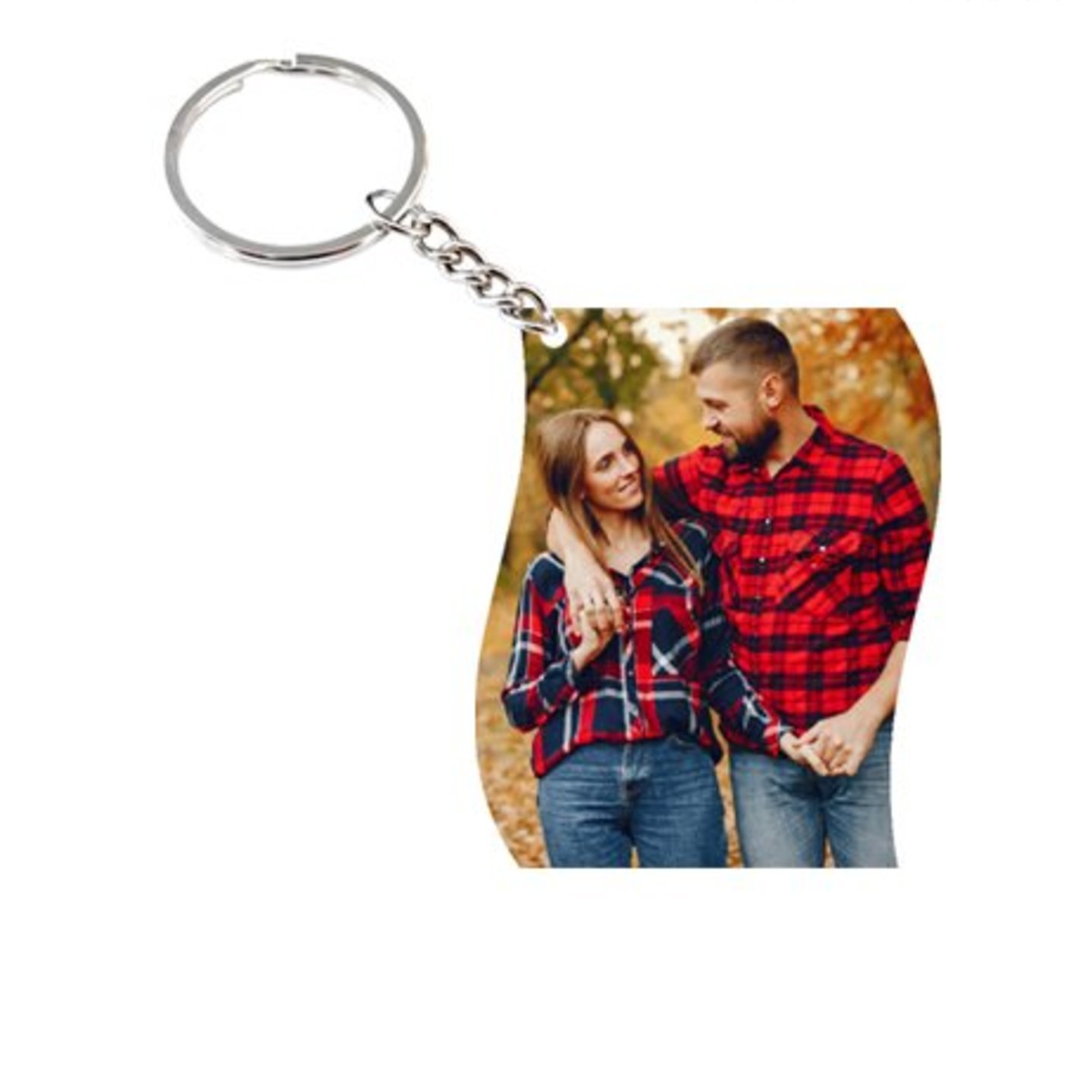 Personalized Custom Shape Mdf Keychain with Free Shipping