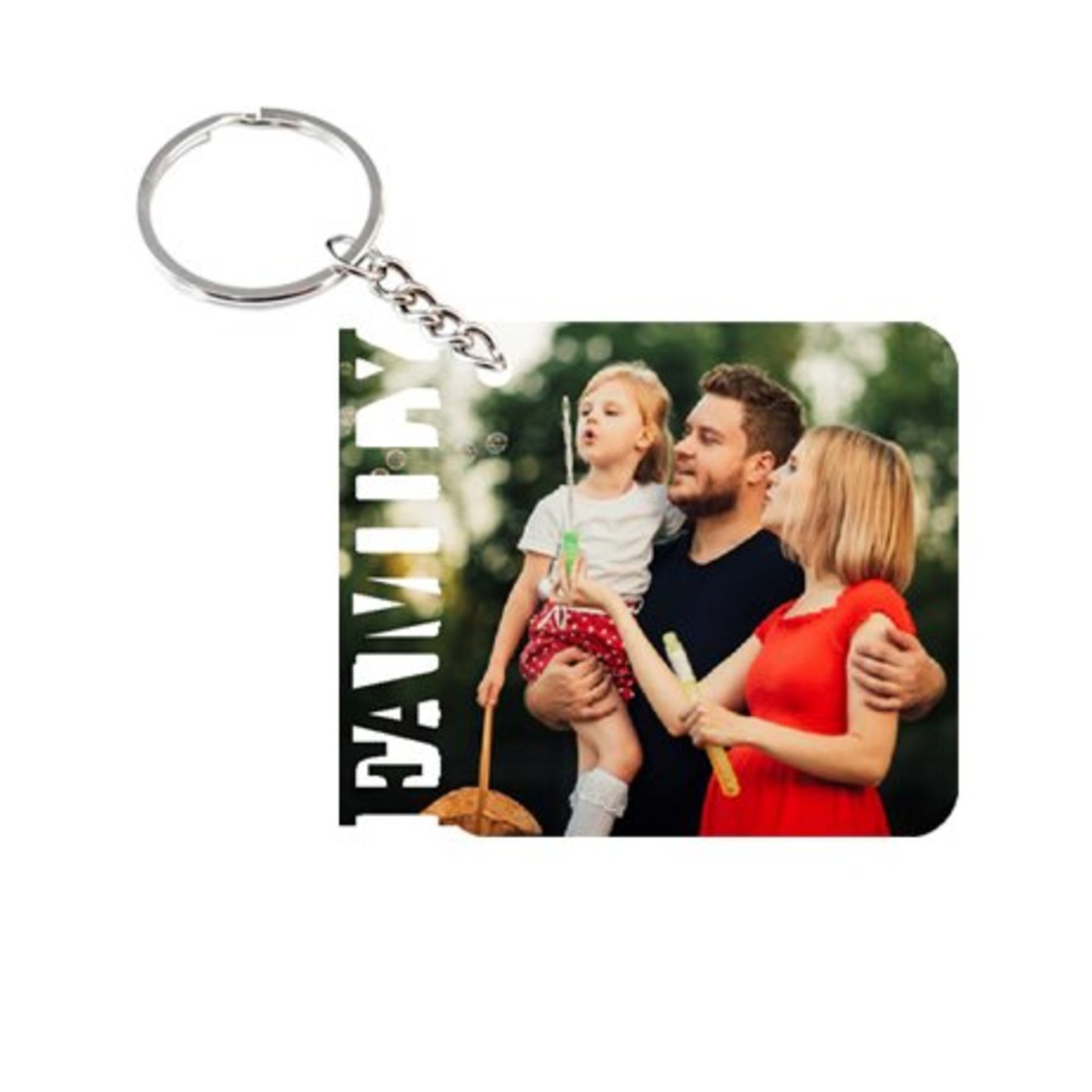 Personalized FAMILY Keychain