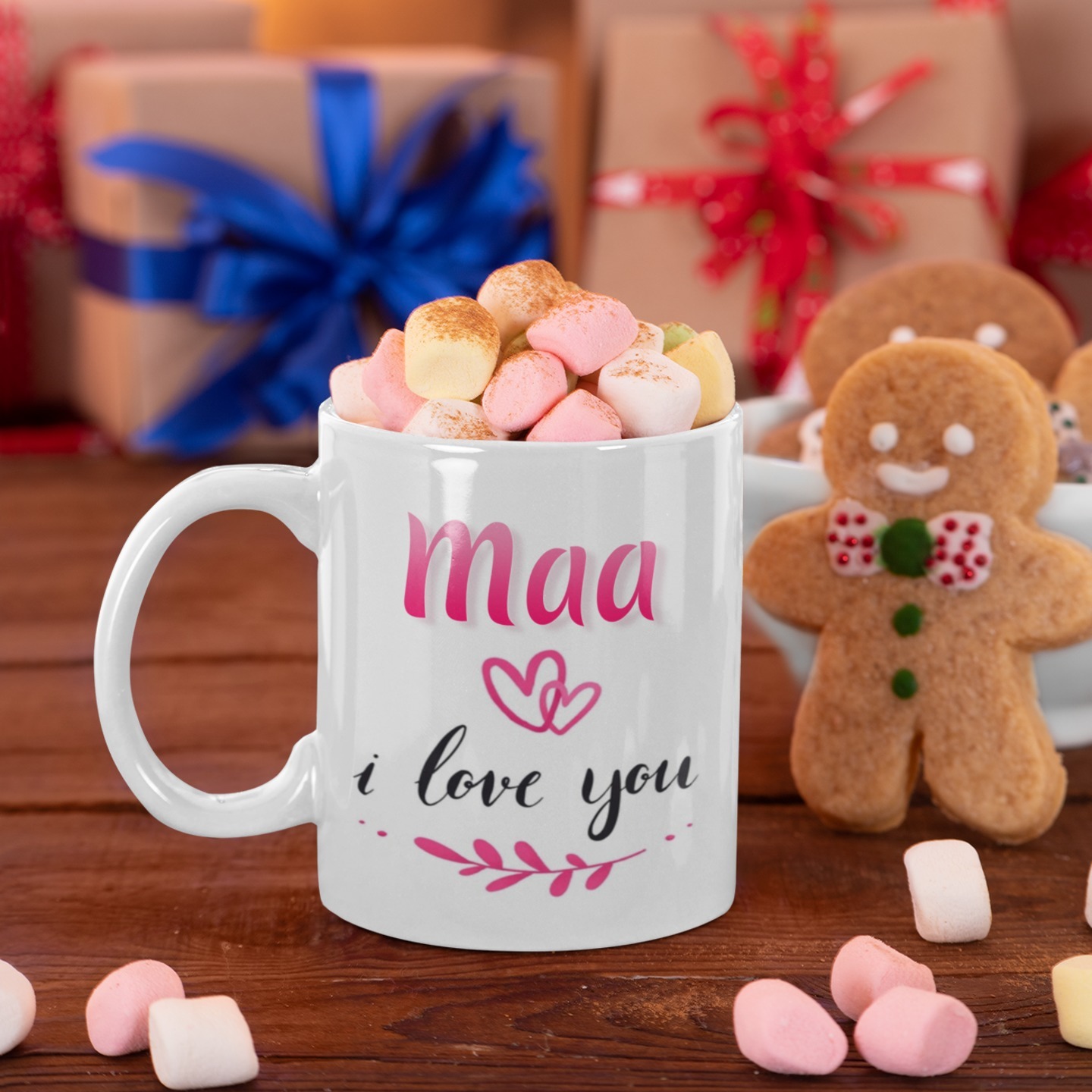 Maa I love you White Ceramic Coffee Mug