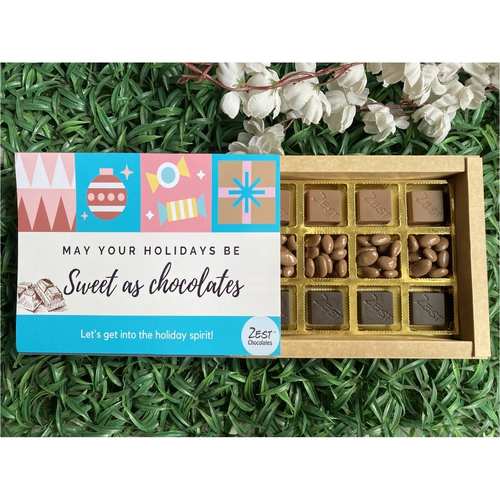 Zests Holidays spl chocolate box - 1643
