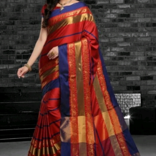 Attractive Soft Cotton Silk Sarees 