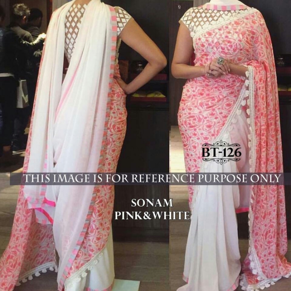 GEORGETTE PRINT SAREE