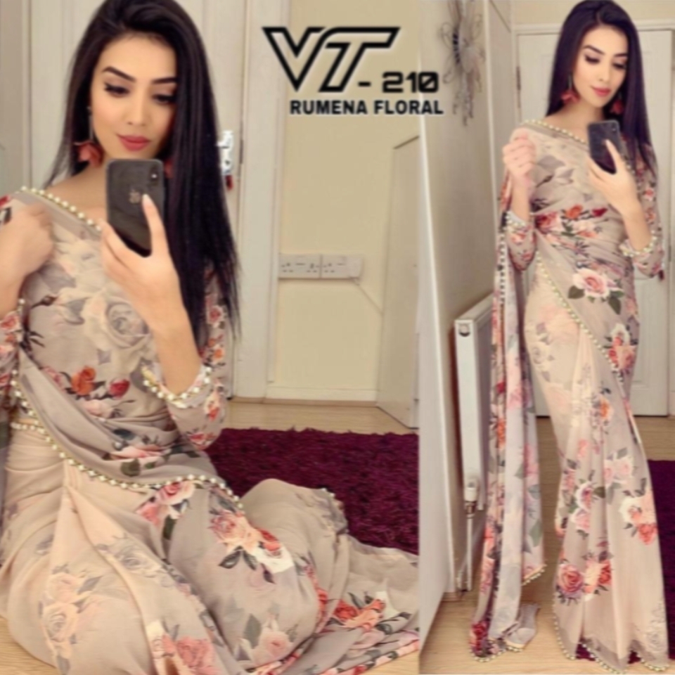 PURE GEORGETTE WITH DIGITAL PRINT