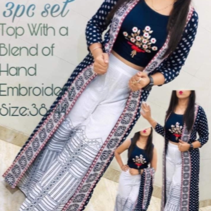SHRUG FABRIC :- RAYON PRINTED SHRUG