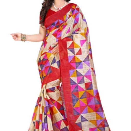 Parinaaz Fancy Bhagalpuri Silk Printed Sarees
