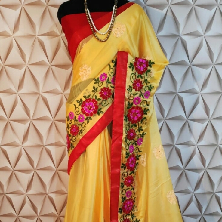 New Laughing Saree