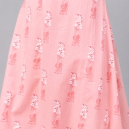 FABRIC PRINTED & HAND WORK KURTI