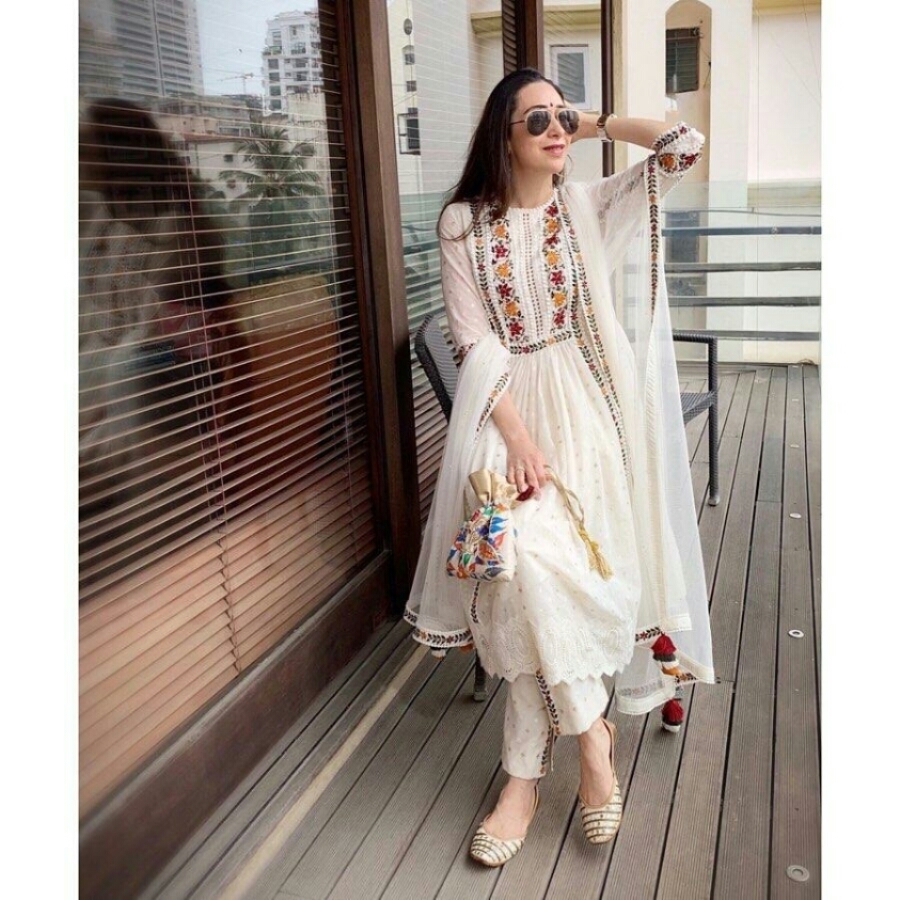 GEORGETTE WITH EMBROIDERY WORK