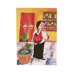 Heritage Postcard Majie Carrying Toddler by Patrick Yee