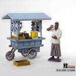 Ice Ball Seller and Stall Figurine
