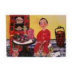 Heritage Postcard Peranakan Lady by Patrick Yee