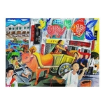 Heritage Print: Chinatown & Singapore River by Patrick Yee
