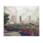 Dust Cloth - Boat Quay by Tan Siak Thong