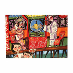 Heritage Postcard Chinese Opera Landscape by Patrick Yee