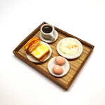 Handmade Miniature: Kaya Toast Breakfast Set by Madam Ang Miniature World