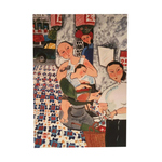 Heritage Postcard Street Barber by Patrick Yee
