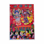 Heritage Postcard Chinese Opera Portrait by Patrick Yee