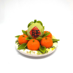 Handmade Miniature: Auspicious Pomelo & Mandarin Orange Set by Madam Ang Miniature World