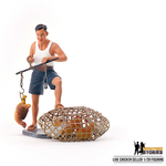 Chicken Seller Figurine